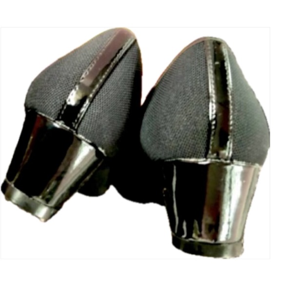 BASIC EDITION earlena women’s dress/casual shoes  2in wedge black size 5 NWT - Picture 4 of 12